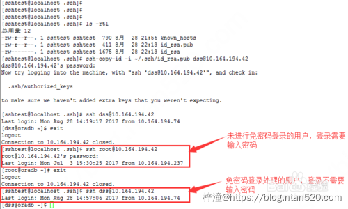 Linux实现ssh免密码登录插图9