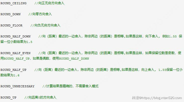 Java中BigDecimal类介绍及用法插图 Java中BigDecimal类介绍及用法插图